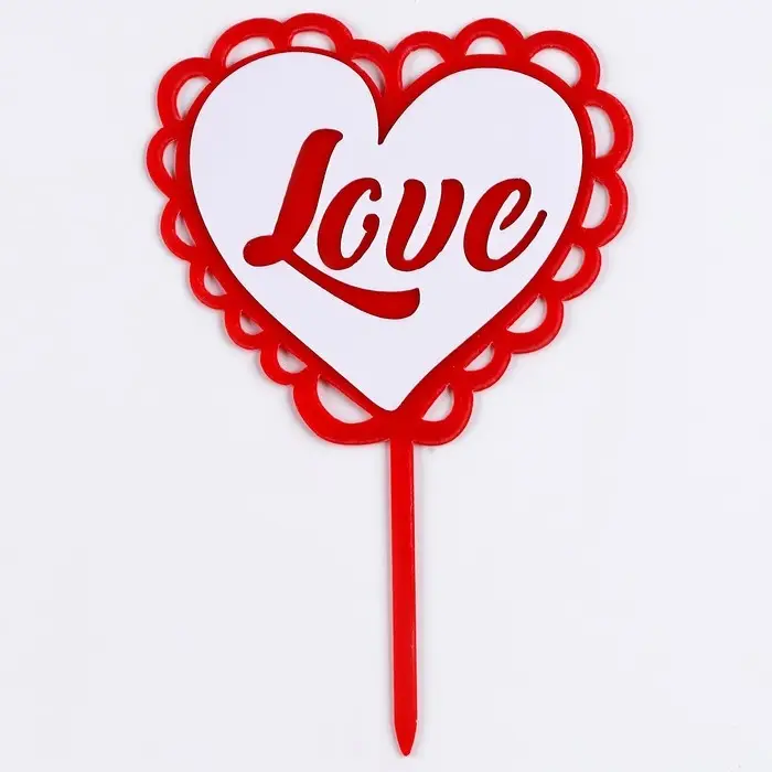 Топпер для торта &laquo;Любовь&raquo;