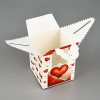 Коробка сборная &laquo;Любовное послание&raquo; 9 х 11 х 9 см