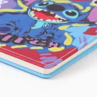 Набор Ежедневник А5, 80 л, ручка и наклейки Стич