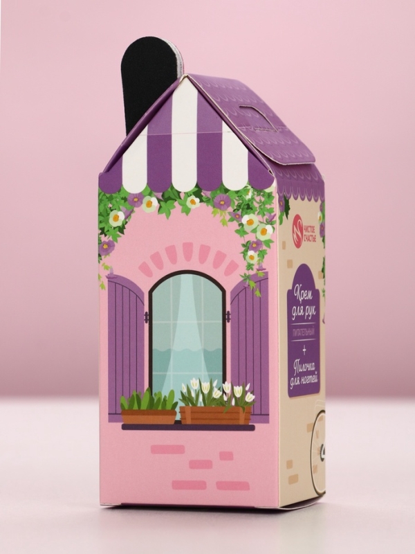 Подарочный набор ЧИСТОЕ СЧАСТЬЕ &laquo;Ты чудесна&raquo;, крема для рук питательный 30 г, пилка для ногтей