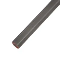 Карандаш угольный чёрный, Hard, корпус серый