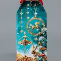 Коробка подарочная складная "МалаХит" 23 х 10 х 22 см