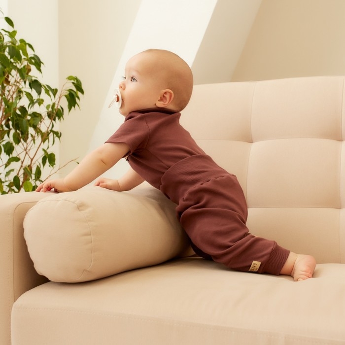 Штаны детские MINAKU, цвет коричневый, рост 80-86 см Штаны детские MINAKU, цвет коричневый, рост 80-86 см