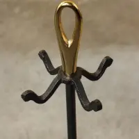 Каминный набор, сталь, алюминий 63 см