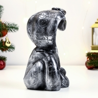 Копилка "Змея Принцесса Кобра" металлик, 13х22см