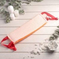 Губка для тела жёсткая &laquo;Банный скраб&raquo;, 37&times;12 см, МИКС