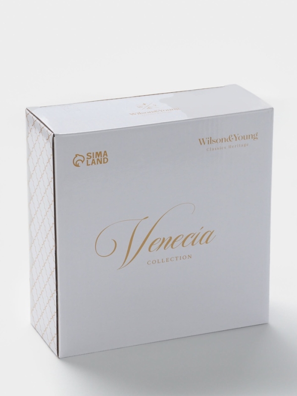 Тарелки глубокие WY Venecia, 580 мл, 17&times;5 см, набор 2 шт., фарфор, белые