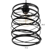 Люстра "Торнадо" 2х60Вт Цоколь: Е27 Цвет: Черный Люстра "Торнадо" 2х60Вт Цоколь: Е27 Цвет: Черный