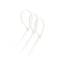 Хомут нейлоновый для стяжки, ТУНДРА, одноразовый, 3.6х150 мм, белый, 50 шт