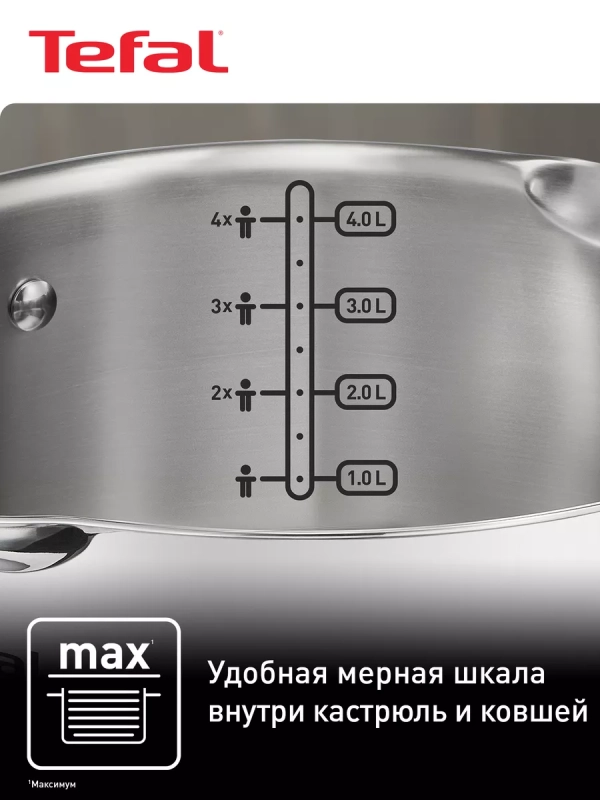 Набор посуды Duetto+, 8 предметов, подходит для индукции