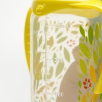 Бутылочка для кормления &laquo;Мишки: мамы и малыши&raquo;, классическое горло, 250 мл., от 0 мес, цилиндр, с ручками