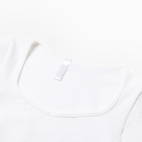 Топ с длинным рукавом MINAKU: SPORTLY; цвет белый р-р M