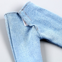 Джинсы для кукол мужчин, длина &mdash; 18 см, цвет голубой