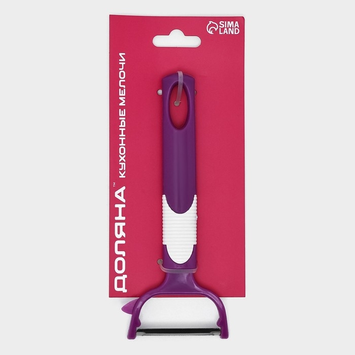 Овощечистка Доляна &laquo;Ритм&raquo;, 15 см, цвет МИКС