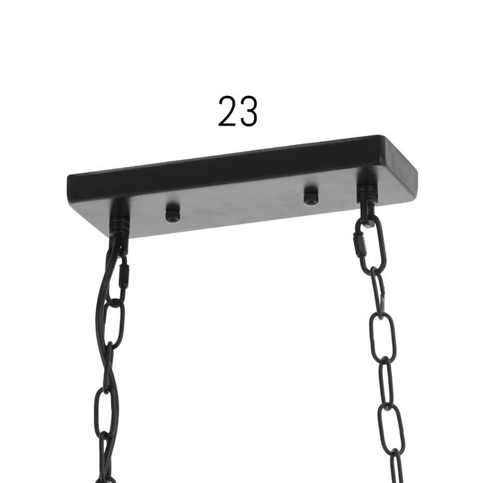 Светильник BayerLux 85217/5 E27 40Вт черный 78х16х62-117 см