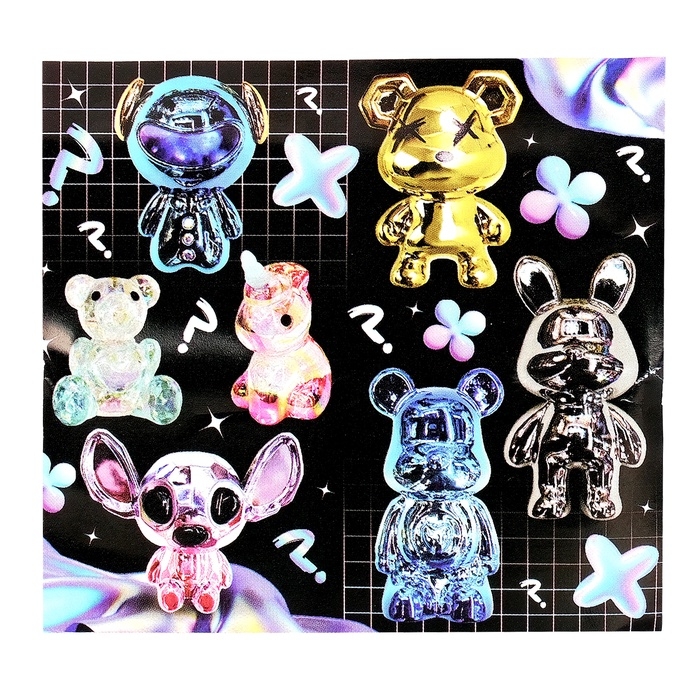 Игрушка - сюрприз Funny box «Перламутровые зверятки»: детский брелок, наклейки Игрушка - сюрприз Funny box «Перламутровые зверятки»: детский брелок, наклейки