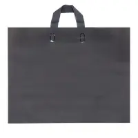 Пакет с петлевой ручкой черный 45 х 35 х 8 см 80 мкм