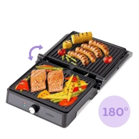 Электрогриль 2000Вт с двусторонней панелью КТ-1699