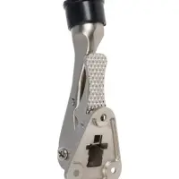 Фиксатор дверной LOCKLAND &ldquo;козья ножка&rdquo;, с автоподъемом, цвет хром