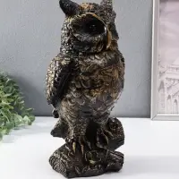 Копилка "Филин" 35 см, античный