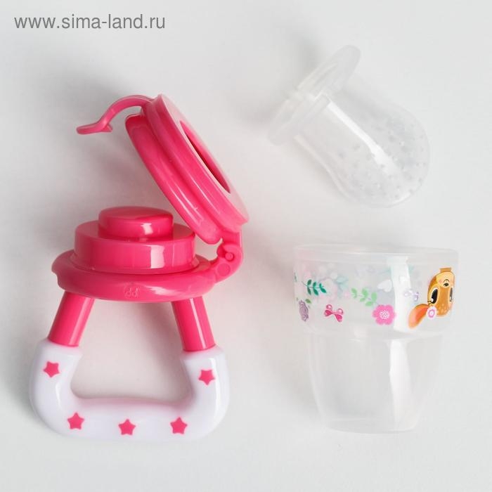 Ниблер (соска для прикорма), с силиконовой сеточкой &laquo;Оленята&raquo;