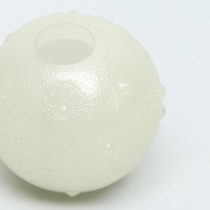 Игрушка для собак, светящаяся в темноте, Игрушка для собак, светящаяся в темноте, "Шар с пупырками", 5,5 см