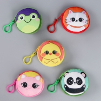 Кошелёк детский "Зверюшки", плюшевый, цвет МИКС Кошелёк детский "Зверюшки", плюшевый, цвет МИКС