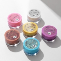 Комплект детский 2 предмета: клипсы, глиттер «Бабочки», цветной в золоте Комплект детский 2 предмета: клипсы, глиттер «Бабочки», цветной в золоте