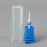 Фреза керамическая для маникюра «Тонкая», средняя нарезка, d=2×8×2.35 мм, в пластиковом футляре, белая Фреза керамическая для маникюра «Тонкая», средняя нарезка, d=2×8×2.35 мм, в пластиковом футляре, белая