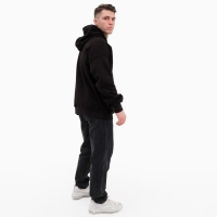 Худи мужское, цвет чёрный, размер 50