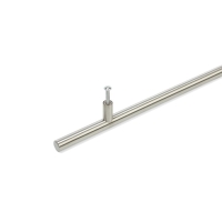 Ручка рейлинг ТУНДРА, нерж. сталь, d=12 мм, м/о 224 мм, цвет никель, фасовка 500 Ручка рейлинг ТУНДРА, нерж. сталь, d=12 мм, м/о 224 мм, цвет никель, фасовка 500