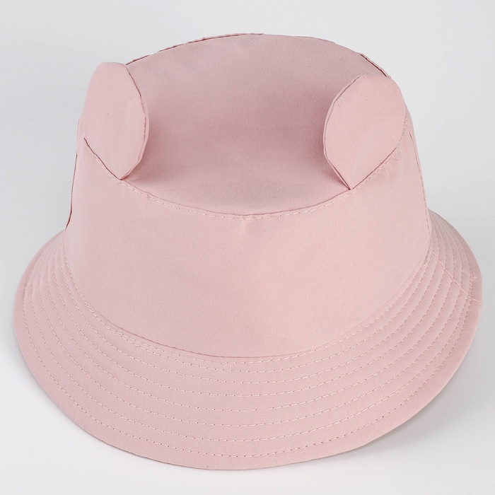 Панама детская для девочки &laquo;Мишка&raquo;, с ушками, р-р 54