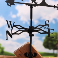 Флюгер "Мужчина с флагом" средний, 30х40