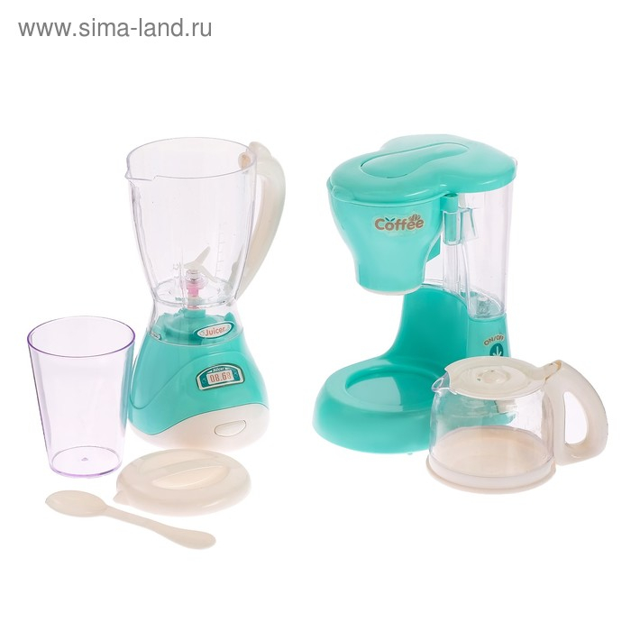 Набор бытовой техники &laquo;Для кухни&raquo;, блендер, кофеварка, со световыми и звуковыми эффектами