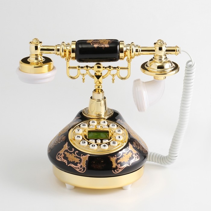 Ретро-телефон Ретро-телефон "Золотой узор"