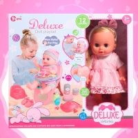 Пупс функциональный &laquo;Анечка&raquo;, пьёт, писает, с набором аксессуаров, со стульчиком для кормления