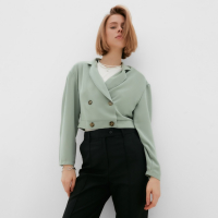 Жакет женский MINAKU: Green trend цвет зелёный, р-р 42