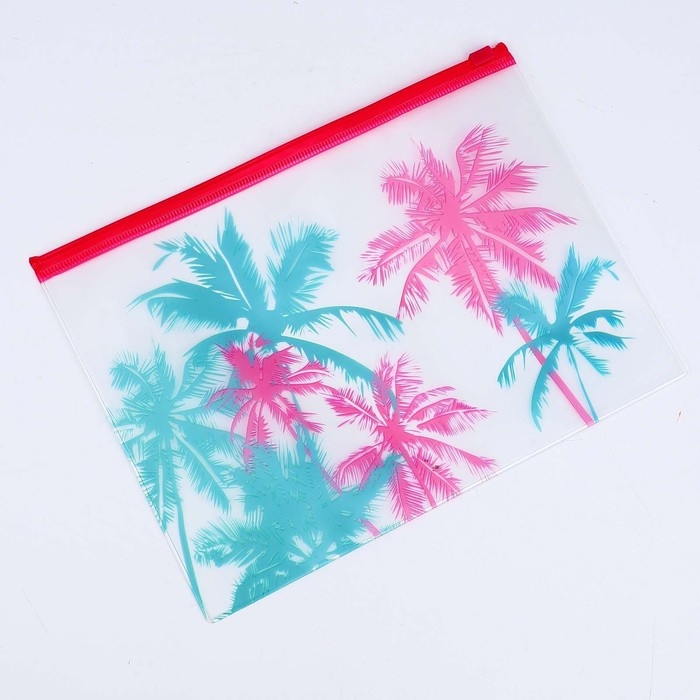 Сумка женская пляжная Сумка женская пляжная "Пальма" + бикини бэг