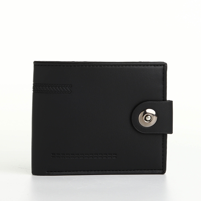 Портмоне мужское на магните, отдел для карт, монет, цвет чёрный Портмоне мужское на магните, отдел для карт, монет, цвет чёрный