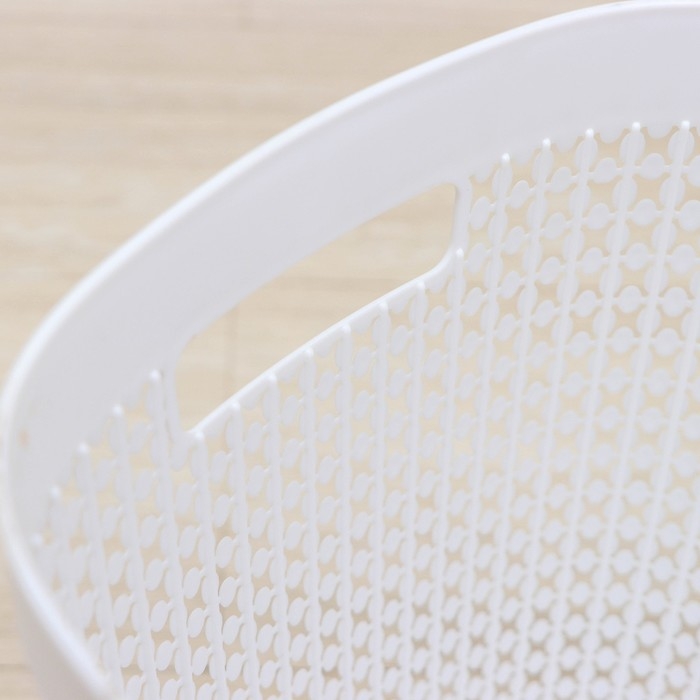 Корзина для бумаг &laquo;Пирула&raquo;, 10 л, цвет белый