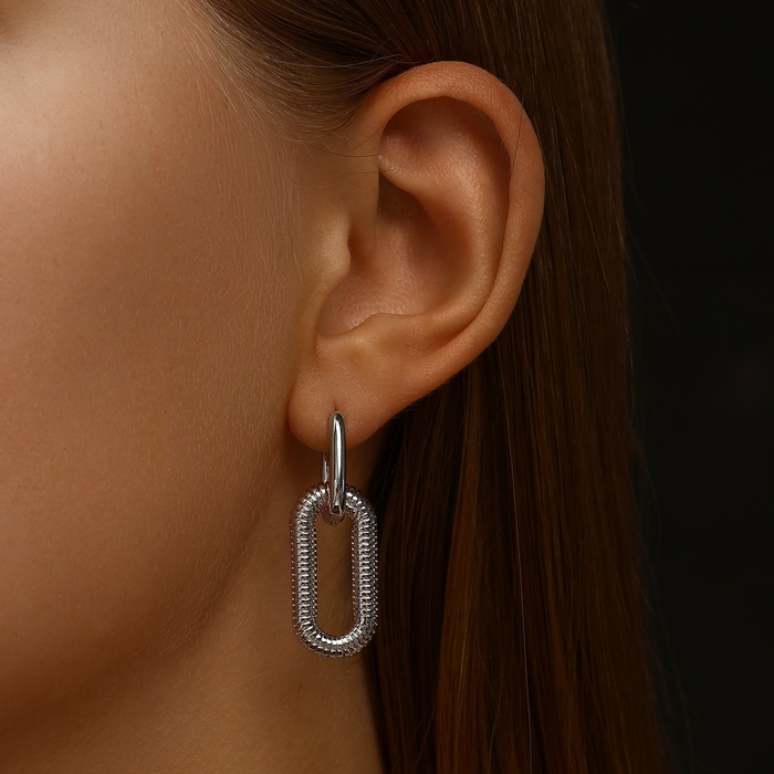 Серьги металл &laquo;Богема&raquo; измерение, цвет серебро