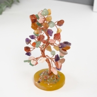 Сувенир бонсай "Денежное дерево" разноцветный 60 камней 5,5х5,5х15,5 см Сувенир бонсай "Денежное дерево" разноцветный 60 камней 5,5х5,5х15,5 см