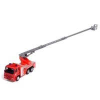 Грузовик металлический &laquo;КАМАЗ. Пожарная Служба&raquo;, 1:54, инерция