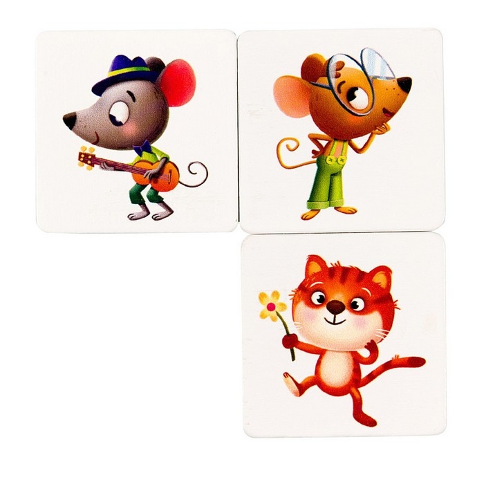 Мемори развивающая игра из дерева &laquo;Кто быстрее?&raquo;