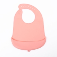 Нагрудник для кормления &laquo;Милашка&raquo; силиконовый с карманом, МИКС