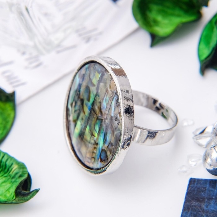 Кольцо «Галиотис» круг, безразмерное Кольцо «Галиотис» круг, безразмерное