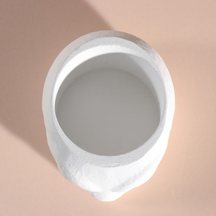 Подсвечник Подсвечник "Пришелец" высота 5 см, d-6 см белый