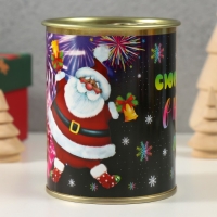 Носки в банке  "Сюрпризов в новом году" (внутри носки мужские, цвет чёрный)