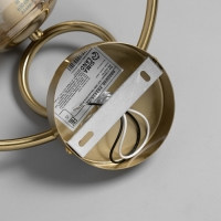 Бра "Сферум" Е27 40Вт золото 28х23х23см Бра "Сферум" Е27 40Вт золото 28х23х23см