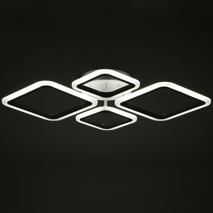 Люстра с ПДУ 24305/2 96Вт LED, диммир., 3000-6500К, белый, 71х52х10см